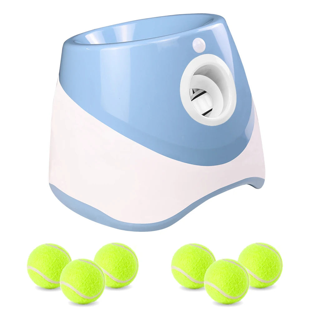 Lanceur de Balles de Tennis Automatique pour Chiens – Jouet Interactif - Rechargeable