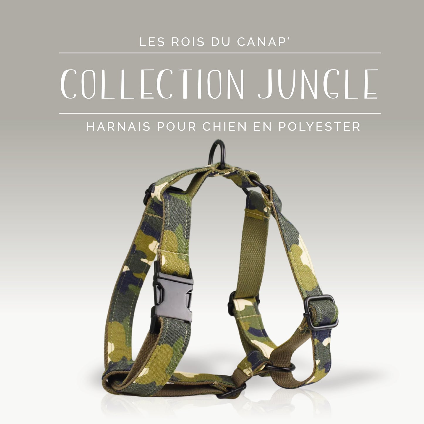 Harnais Chien - Jungle - Camouflage - Collier Harnais Chien - Jungle - Camouflage