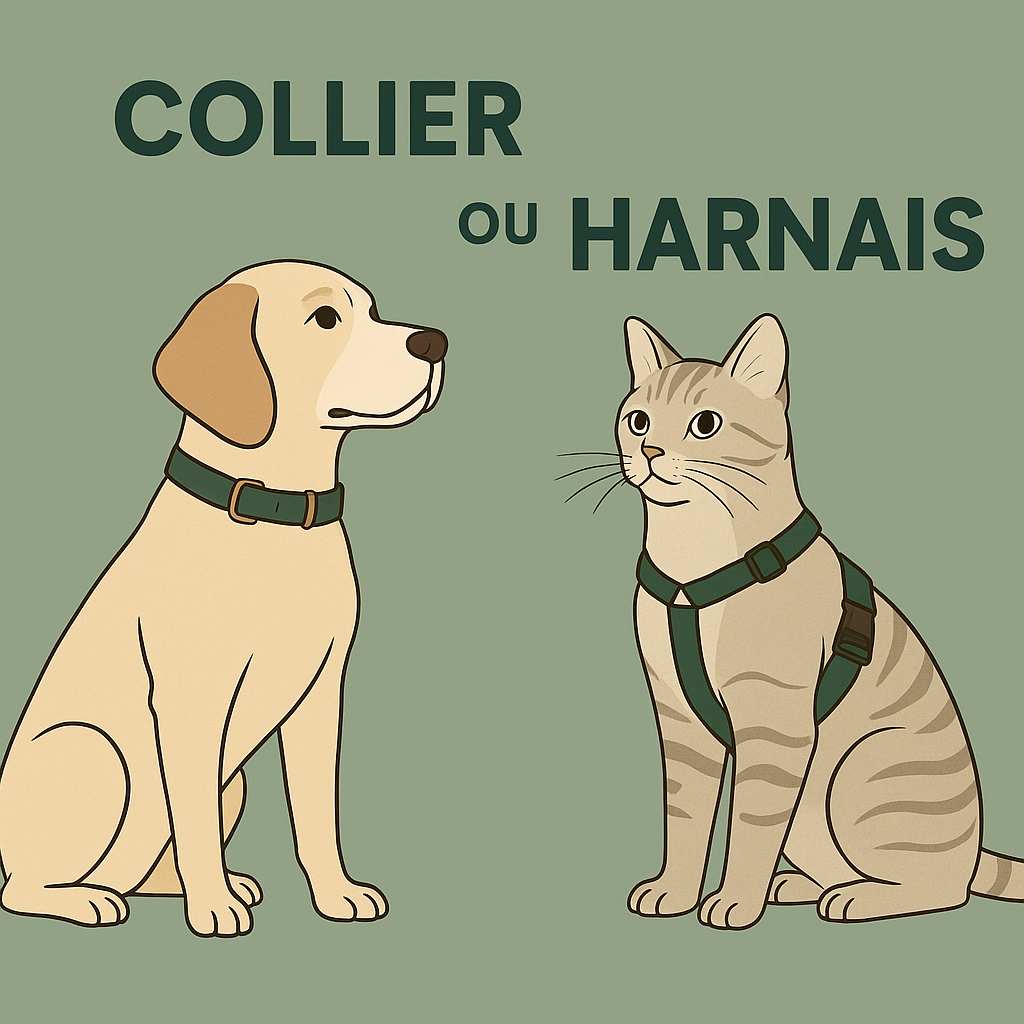 🐾 Collier ou harnais : que choisir pour votre chien ou votre chat ?