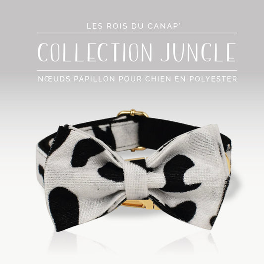 Nœud Papillon Chien - Jungle - Vache - Collier Nœud Papillon Chien - Jungle - Vache
