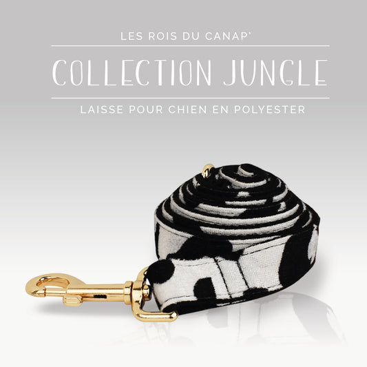 Laisse Chien - Jungle - Vache - mettre taille - Collier Laisse Chien - Jungle - Vache - mettre taille